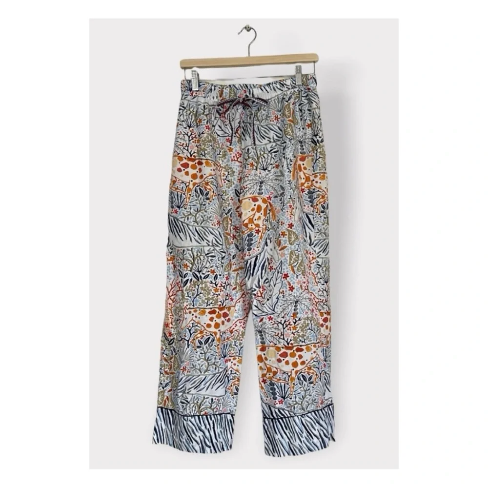 NWOT Anthropologie Vikki Chu Pastoral Flannel Lounge Pants  Size Small